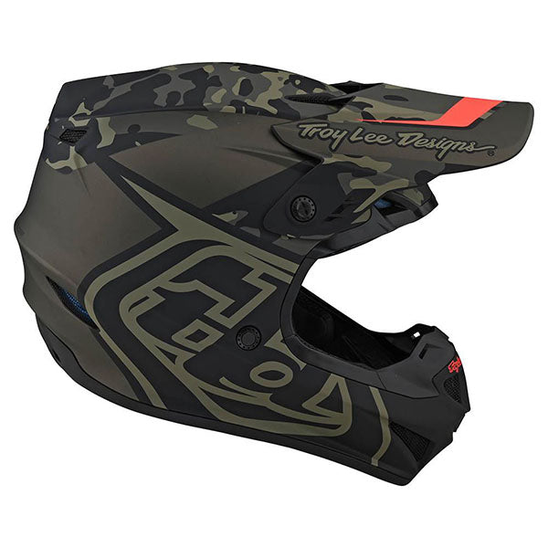 Image of Troy Lee Designs SKU 1032530 GP Overload Camo Helmet Size: XS Colors: Army Green (SKU 1032530)