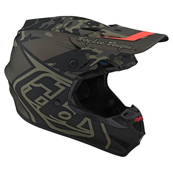 Image of Troy Lee Designs SKU 1032530 GP Overload Camo Helmet Size: XS Colors: Army Green (SKU 1032530)