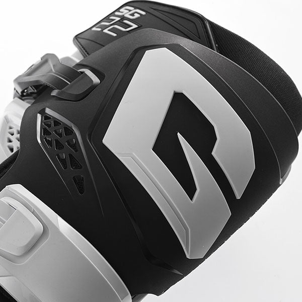 Product image of Gaerne 0018 Gaerne SG 22 Boots Black White 7 motocross boots showing design and colorway | Available at BTO Sports