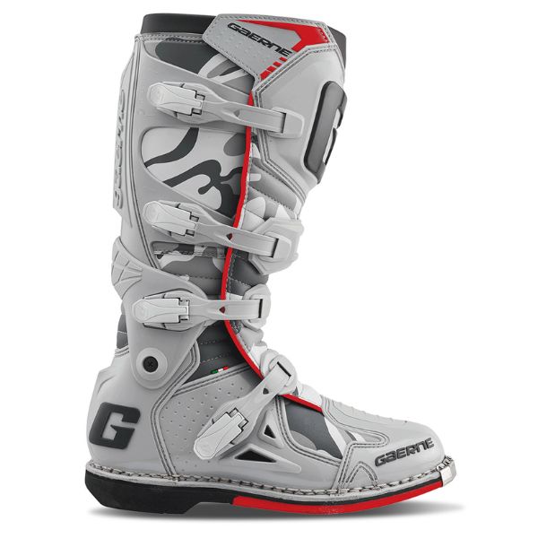 Product image of Gaerne 480 519 Fastback Endurance Boot Snow Camo 2 motocross boots showing design and colorway | Available at BTO Sports