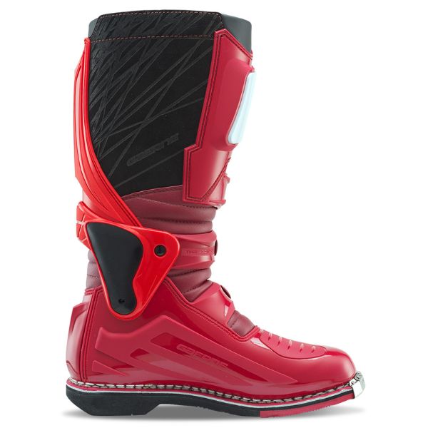 Product image of Gaerne 480 520 Fastback Endurance Boot Blood Red 4 motocross boots showing design and colorway | Available at BTO Sports