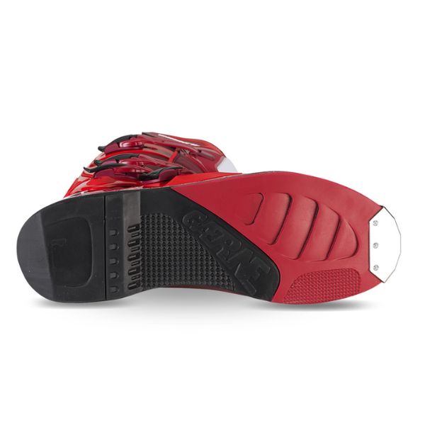 Product image of Gaerne 480 520 Fastback Endurance Boot Blood Red 6 motocross boots showing design and colorway | Available at BTO Sports