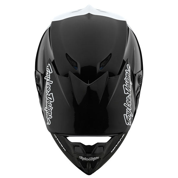 Image of Troy Lee Designs SKU 1035820 GP Block Helmet Size: XS Colors: Black/White (SKU 1035820)