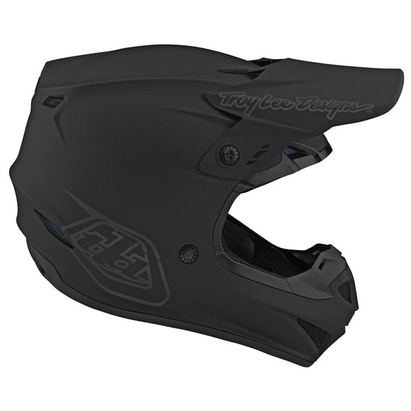 Image of Troy Lee Designs SKU 1034900 GP Mono Helmet Size: XS Colors: Black Matte (SKU 1034900)