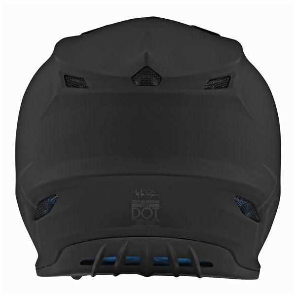 Image of Troy Lee Designs SKU 1034900 GP Mono Helmet Size: XS Colors: Black Matte (SKU 1034900)