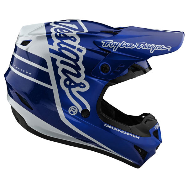 Image of Troy Lee Designs SKU 1047570 GP Silhouette Helmet (Youth) Size: YM Colors: Navy/White (SKU 1047570)