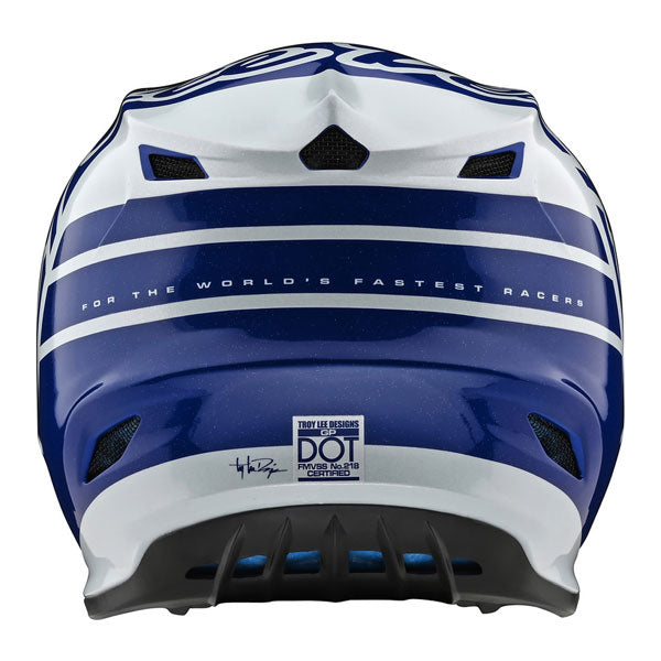 Image of Troy Lee Designs SKU 1047570 GP Silhouette Helmet (Youth) Size: YM Colors: Navy/White (SKU 1047570)