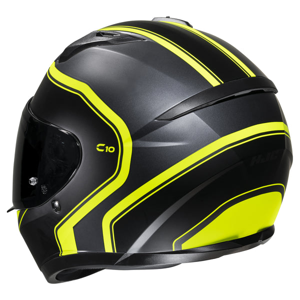 studio product photo of HJC SKU 825103303, sizes XS, SM, MD, LG, XL for motorcycle helmet, street bike, full-face helmet, and powersports use.