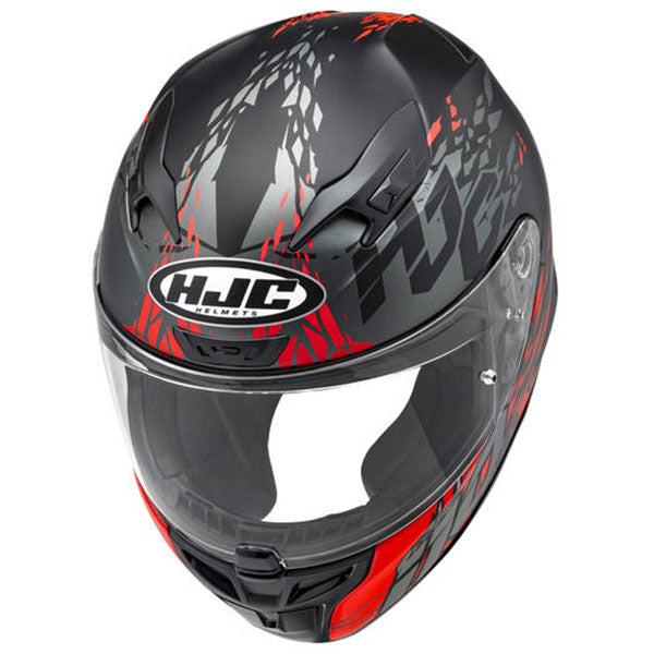 studio product photo of HJC SKU 810383503, sizes XS, SM, MD, LG, XL for motorcycle helmet, street bike, full-face helmet, and powersports use.