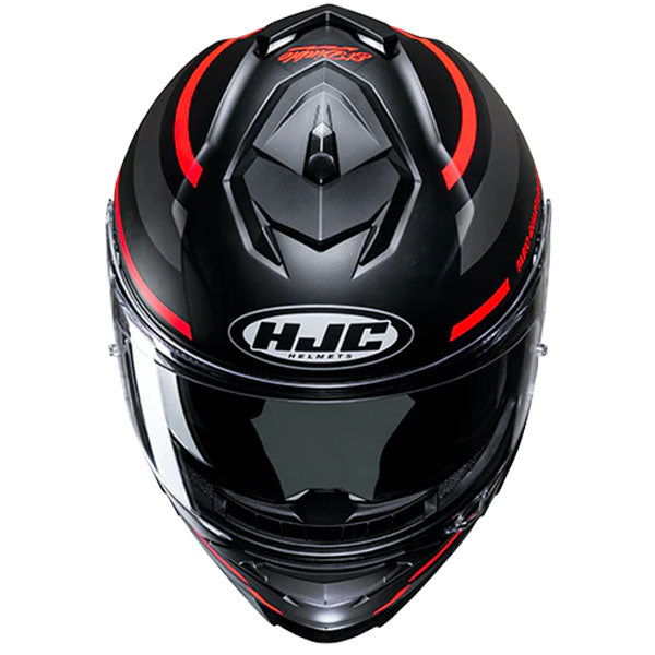 studio product photo of HJC SKU 815143105, sizes XS, SM, MD, LG, XL for motorcycle helmet, street bike, full-face helmet, and powersports use.