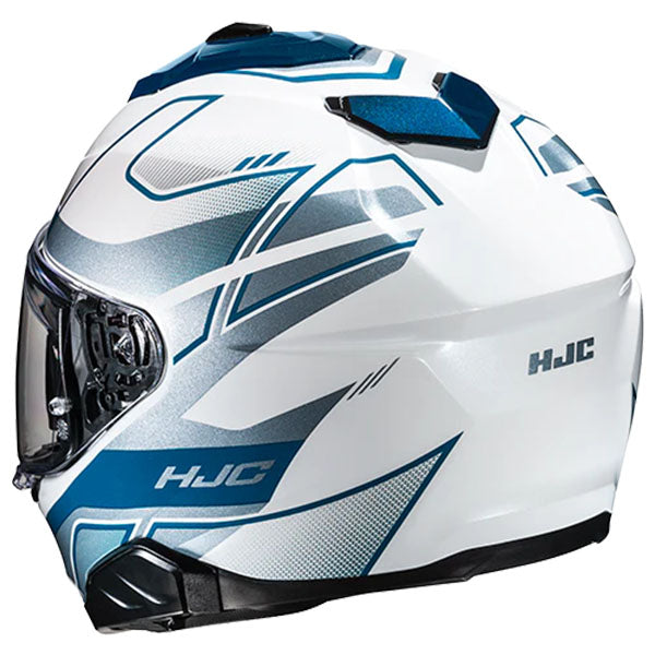 studio product photo of HJC SKU 815153104, sizes XS, SM, MD, LG, XL for motorcycle helmet, street bike, full-face helmet, and powersports use.