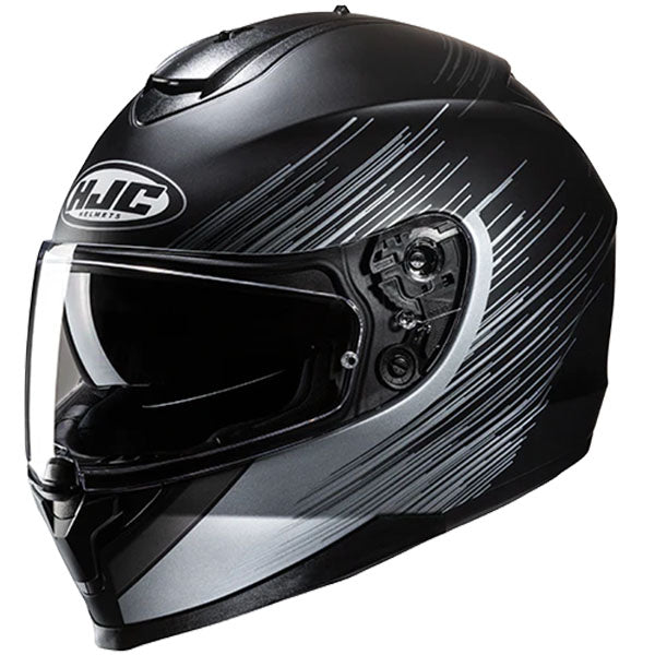 studio product photo of HJC SKU 877173204, sizes XS, SM, MD, LG, XL for motorcycle helmet, street bike, full-face helmet, and powersports use.