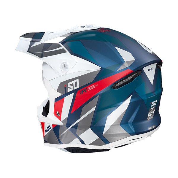 side view of HJC SKU 866153304, sizes XS, SM, MD, LG, XL for motorcycle helmet, street bike, full-face helmet, and powersports use.