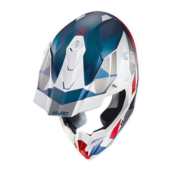 top view of HJC SKU 866152104, sizes XS, SM, MD, LG, XL for motorcycle helmet, street bike, full-face helmet, and powersports use.