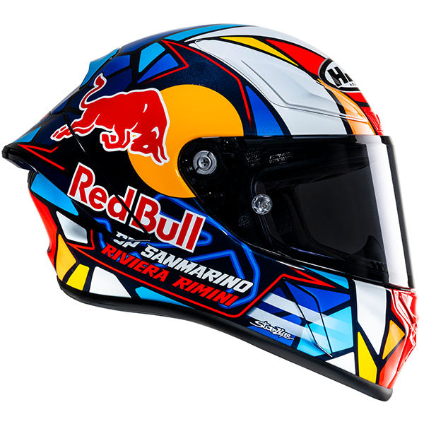 side view of HJC SKU 809222106, sizes XS, SM, MD, LG, XL for motorcycle helmet, street bike, full-face helmet, and powersports use.
