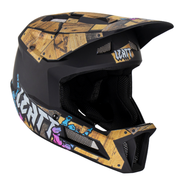 Detailed product image of Leatt, V23 Gravity 2.0 Helmet (MTB) Mountain Bike in LG, Colors: 2X, LG, MD, SM, XL, XS, Sizes: Camo, Stealth, Titanium, Woody, Zombie, SKU: 1023014001