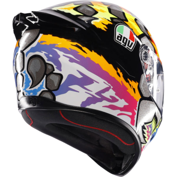 AGV street motorcycle full‑face helmet product view — lightweight, ventilated shell for impact protection and long‑ride comfort.