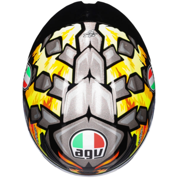AGV street motorcycle full‑face helmet product view — lightweight, ventilated shell for impact protection and long‑ride comfort.