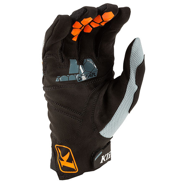 Product image of Klim BTO Sports 0045 klim mx24 dakar glove orange1 motocross gloves showing fit, construction, and colorway | Available at BTO Sports