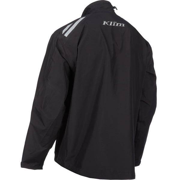 Professional studio photo of Klim Forecast Jacket; showing outer material, seams, and closures; SKU 3333-002-120-000; Colors: Black; Sizes: S-3XL