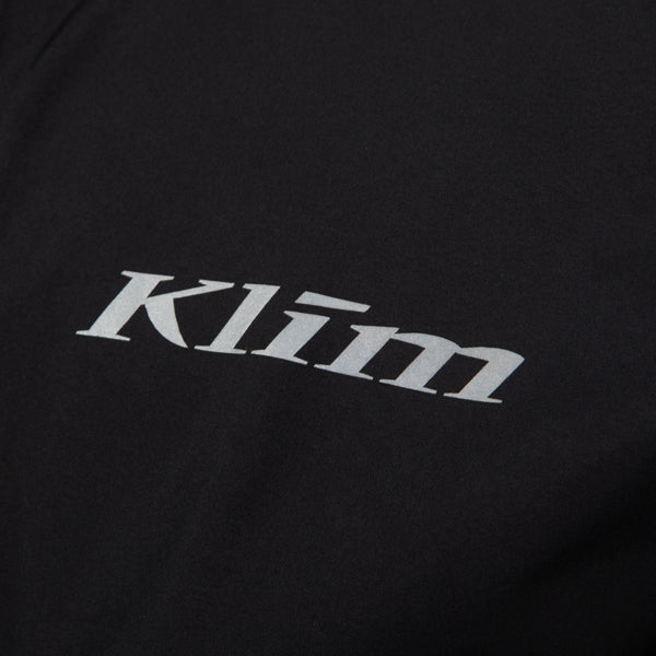 High-resolution studio image of Klim Forecast Jacket; showing outer material, seams, and closures; SKU 3333-002-120-000; Colors: Black; Sizes: S-3XL
