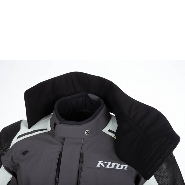 Crisp studio image on a white background of Klim Kodiak Jacket; showing outer material, seams, and closures; SKU 3721-003-048-000