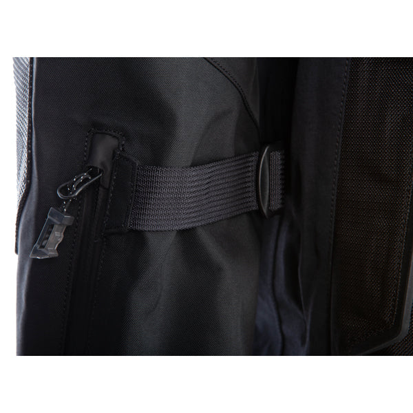 Studio photo on a white background of Klim Badlands Pro Jacket; showing outer material, seams, and closures; SKU 4052-004-110-000