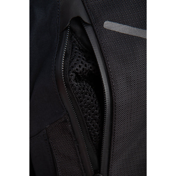 Clean studio shot of Klim Badlands Pro Jacket; showing outer material, seams, and closures; SKU 4052-004-110-000