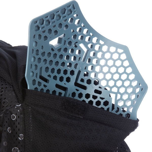 Professional studio photo of Klim Badlands Pro Jacket; showing outer material, seams, and closures; SKU 4052-004-110-000