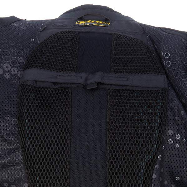 High-resolution studio image of Klim Badlands Pro Jacket; showing outer material, seams, and closures; SKU 4052-004-110-000