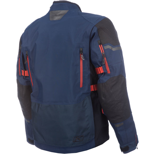 Studio photo on a white background of Klim Badlands Pro Jacket; showing outer material, seams, and closures; SKU 4052-004-110-000