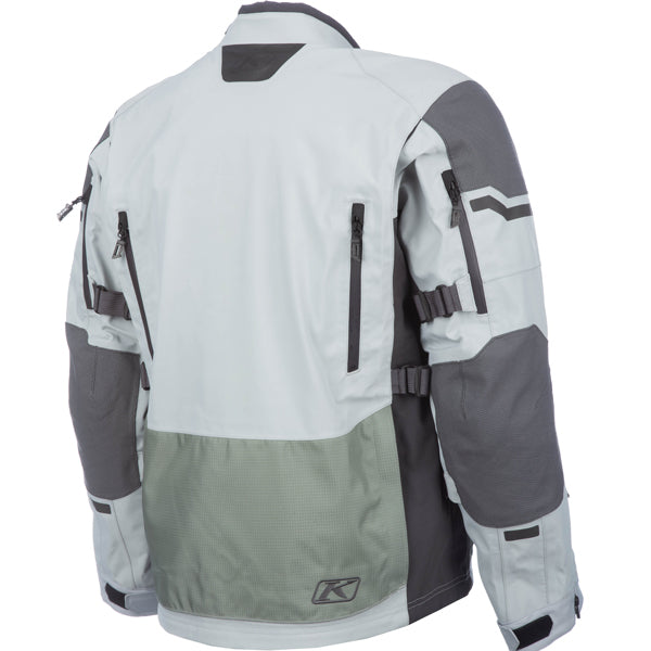 Crisp studio image on a white background of Klim Badlands Pro Jacket; showing outer material, seams, and closures; SKU 4052-004-110-000