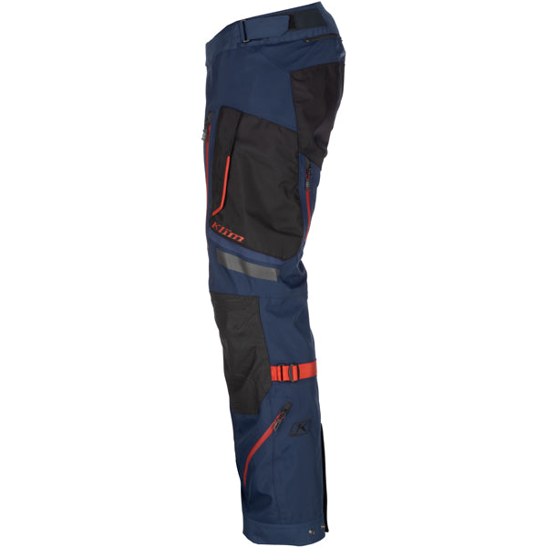 Studio photo on a white background of Klim Badlands Pro Pants; showing panel layout, seams, and overall cut; SKU 4053-004-028-000