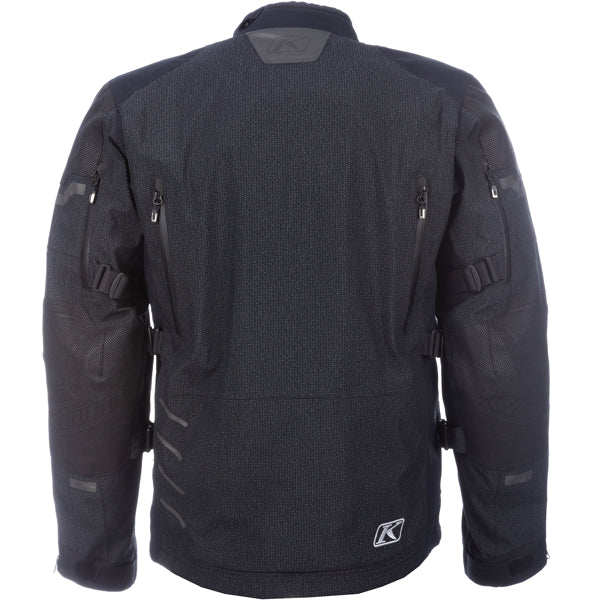 Studio photo on a white background of Klim Badlands Pro A3 Jacket; showing outer material, seams, and closures; SKU 4101-002-120-000; Sizes: S-3XL