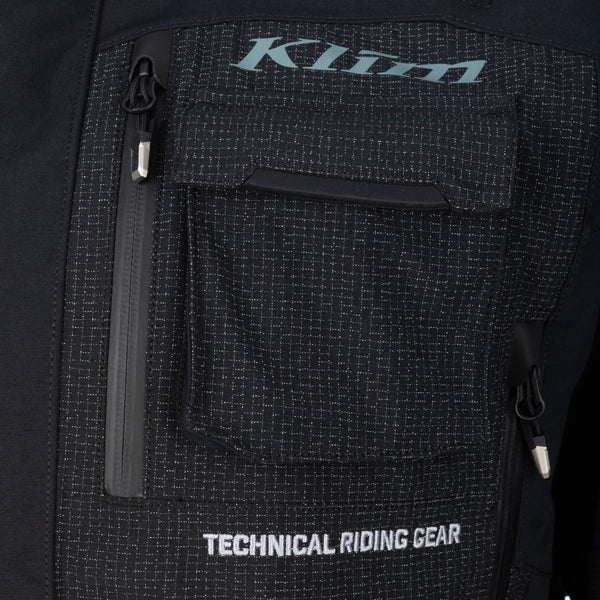 Crisp studio image on a white background of Klim Badlands Pro A3 Jacket; showing outer material, seams, and closures; SKU 4101-002-120-000; Sizes: S-3XL