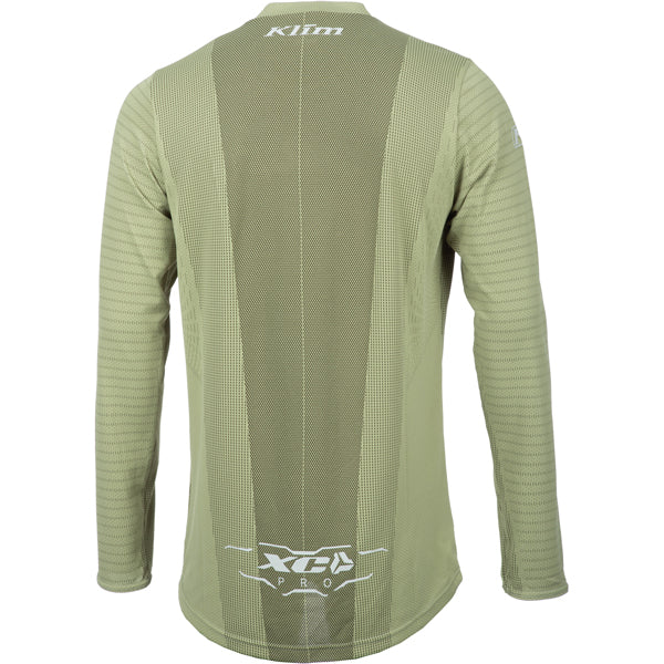Crisp studio image on a white background of Klim XC Pro Jersey; showing fabric texture, panel layout, and graphics; SKU 5020-001-120-359; Sizes: S-3XL