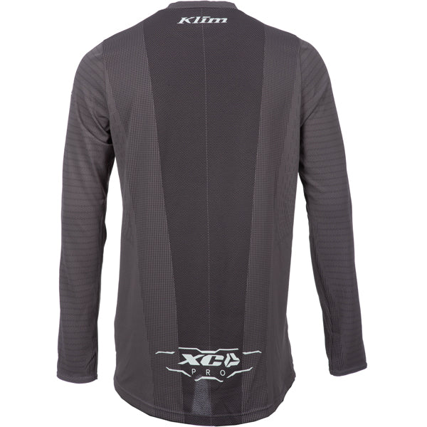High-resolution studio image of Klim XC Pro Jersey; showing fabric texture, panel layout, and graphics; SKU 5020-001-120-359; Sizes: S-3XL
