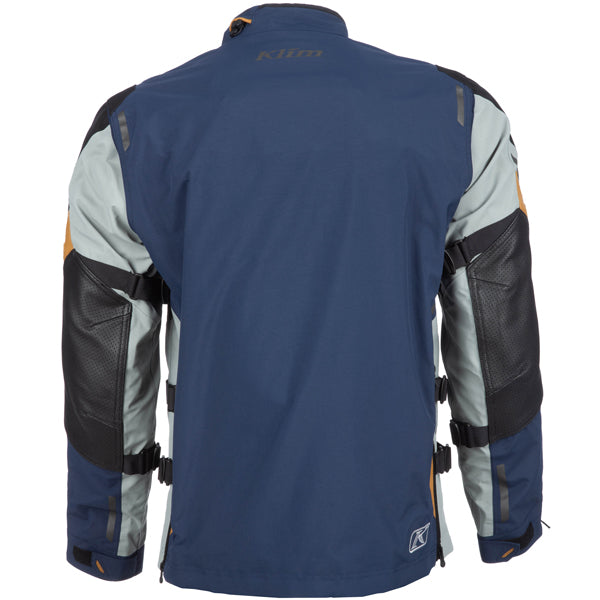 High-resolution studio image of Klim Latitude Jacket; showing outer material, seams, and closures; SKU 5146-005-120-000; Sizes: S-4XL