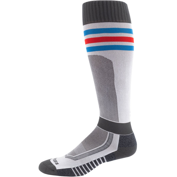 Clean studio shot of Klim Aggressor Vented Socks; showing overall shape and visible design details; SKU 6004-003-120-001; Sizes: S-XL
