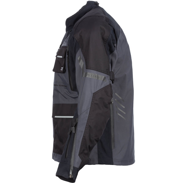 High-resolution studio image of Klim Carlsbad Jacket; showing outer material, seams, and closures; SKU 6029-003-120-001; Sizes: S-3XL