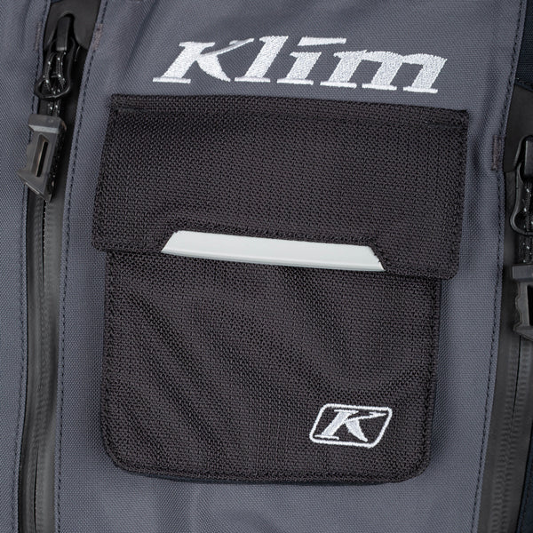 Crisp studio image on a white background of Klim Carlsbad Jacket; showing outer material, seams, and closures; SKU 6029-003-120-001; Sizes: S-3XL