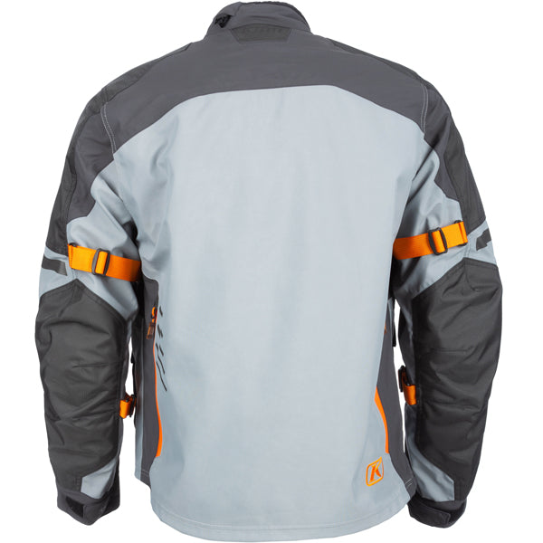 Studio photo on a white background of Klim Carlsbad Jacket; showing outer material, seams, and closures; SKU 6029-003-120-001; Sizes: S-3XL