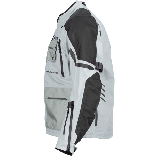 Studio photo on a white background of Klim Carlsbad Jacket; showing outer material, seams, and closures; SKU 6029-003-120-001; Sizes: S-3XL