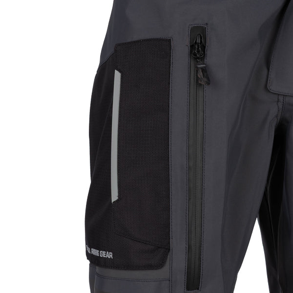 Clean studio shot of Klim Carlsbad Pants; showing panel layout, seams, and overall cut; SKU 6030-003-030-001