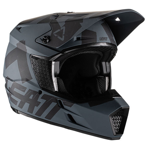 Product image of Leatt, Moto 3.5 V22 Helmet in Black, Colors: Black, Ghost, Red, Royal, White, Sizes: 2-2, SKU: 1022010201