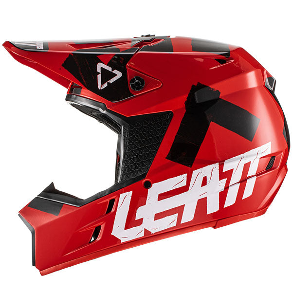 Studio product image of Leatt, Moto 3.5 V22 Helmet in Black, Colors: Black, Ghost, Red, Royal, White, Sizes: 2-2, SKU: 1022010201