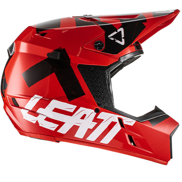 Detailed product image of Leatt, Moto 3.5 V22 Helmet (Youth) in Red, Colors: Black, Red, Royal, Sizes: Y-LG, Y-MD