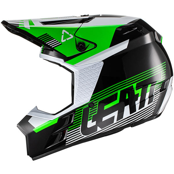 Detailed product image of Leatt, Moto 3.5 V22 Helmet in White, Colors: Black, Ghost, Red, Royal, White, Sizes: 2-2, SKU: 1022010201