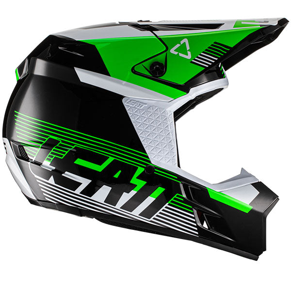 Product photo showing Leatt, Moto 3.5 V22 Helmet (Youth), Colors: Black, Red, Royal, Sizes: Y-LG, Y-MD