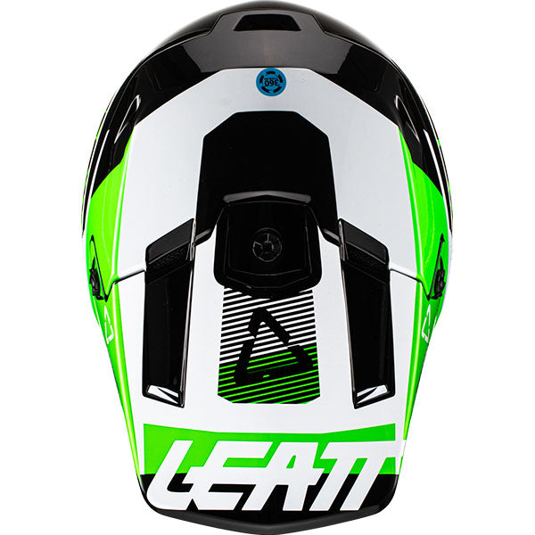 Studio product image of Leatt, Moto 3.5 V22 Helmet in Red, Colors: Black, Ghost, Red, Royal, White, Sizes: 2-2, SKU: 1022010201